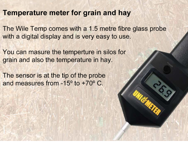 Unimeter Digital Moisture Meter Hay