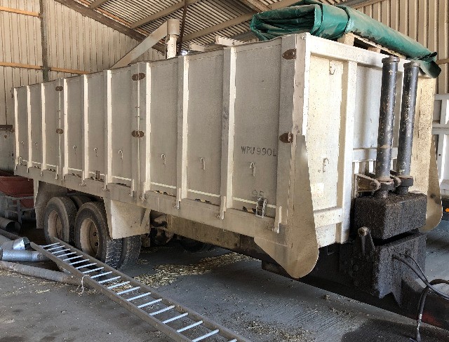 16 ton Wilcox aluminium grain trailer