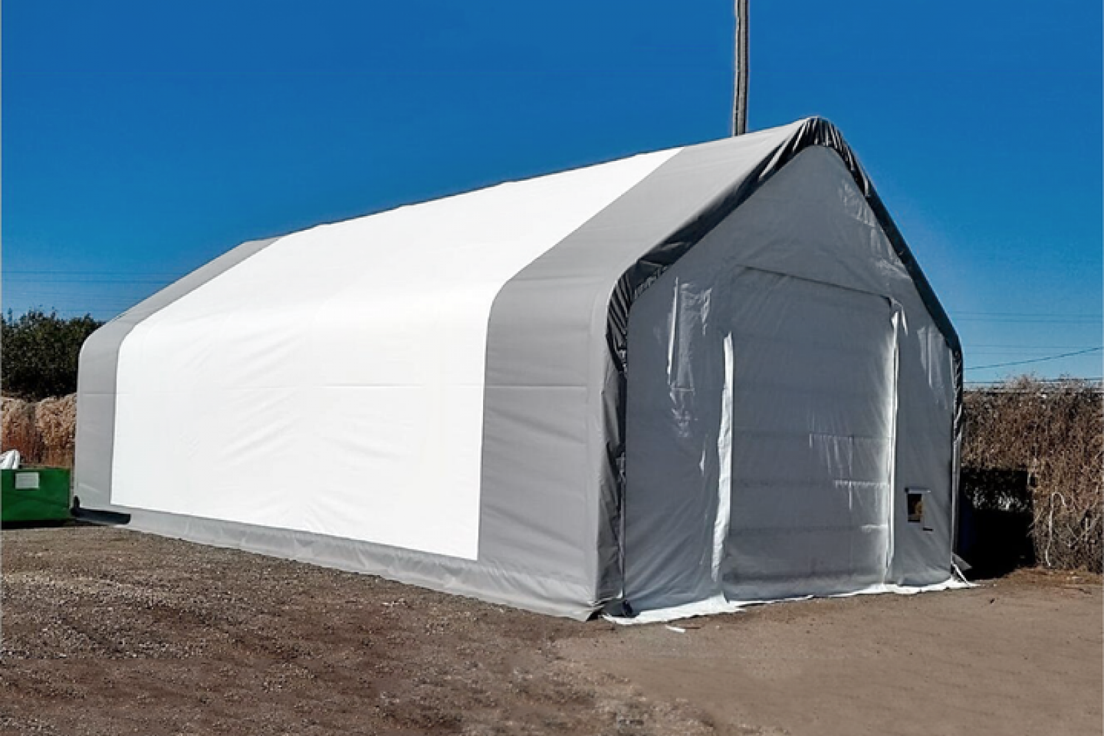 335017P 33ft x 50ft Double Trussed Storage Tent Thumbnail
